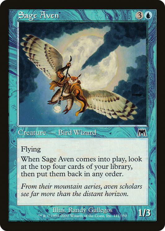 Sage Aven (ONS-111) - Onslaught Foil