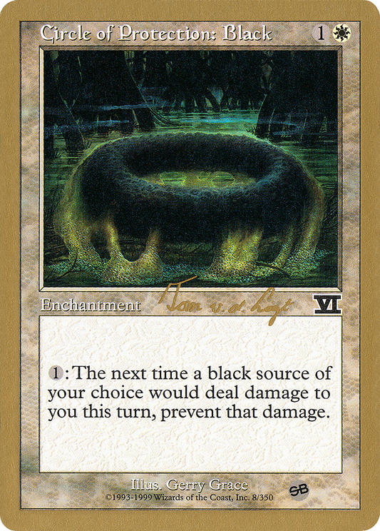 Circle of Protection: Black (WC00-TVDL8SB) - World Championship Decks 2000