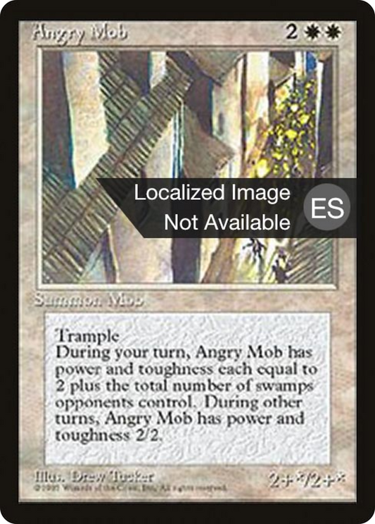 Angry Mob (4BB-003) - Fourth Edition Foreign Black Border