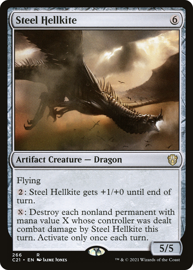 Steel Hellkite (C21-266) - Commander 2021