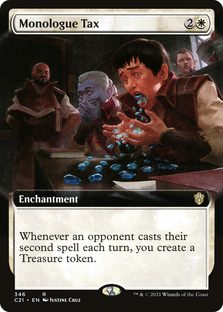 Monologue Tax (C21-346) - Commander 2021: (Extended Art)