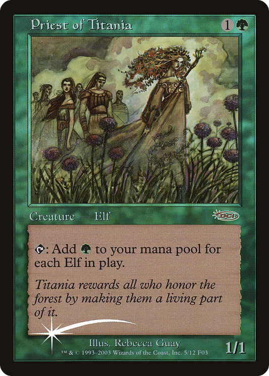 Priest of Titania (F03-005) - Friday Night Magic 2003 Foil