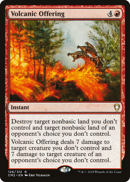 Volcanic Offering (CM2-126) - Commander Anthology Volume II