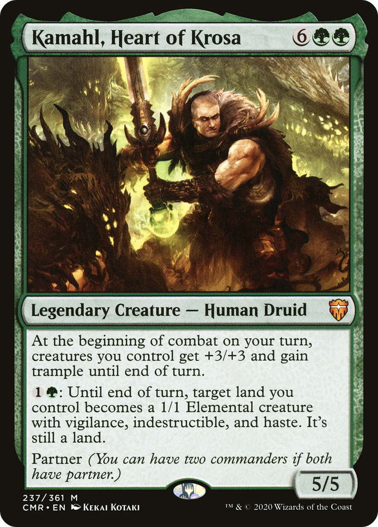 Kamahl, Heart of Krosa (CMR-237) - Commander Legends