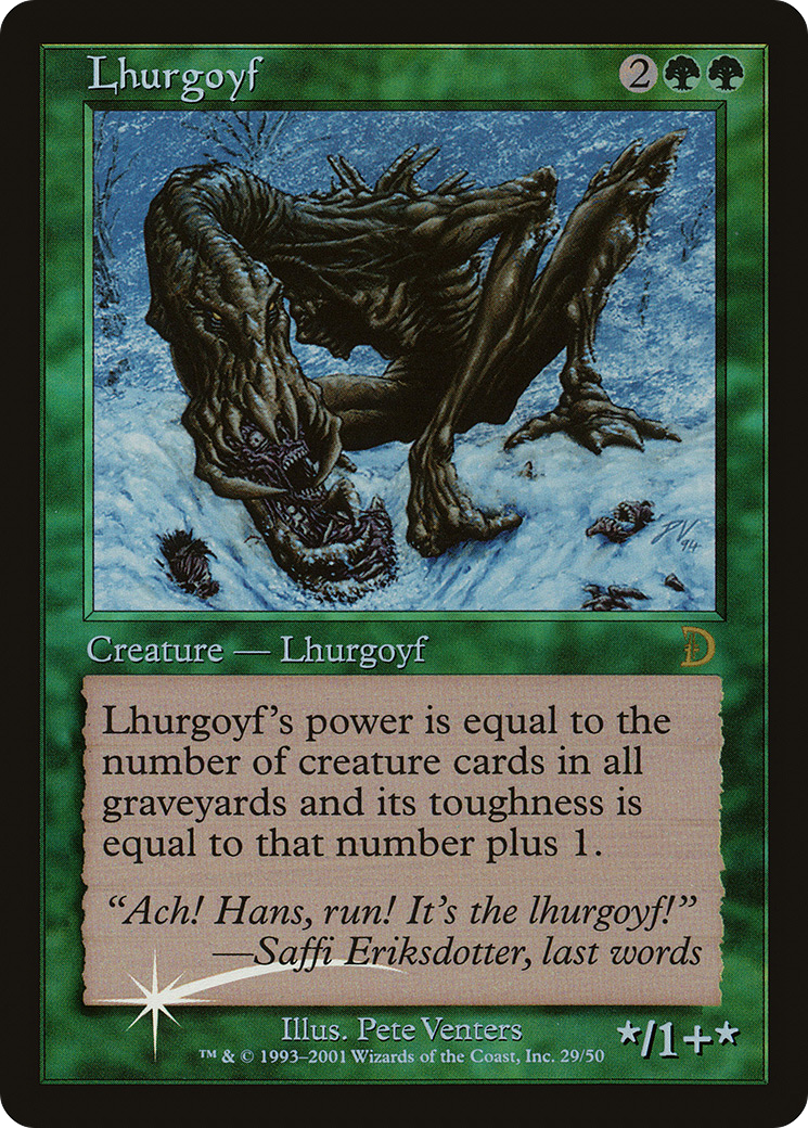 Lhurgoyf (DKM-029) - Deckmasters Foil