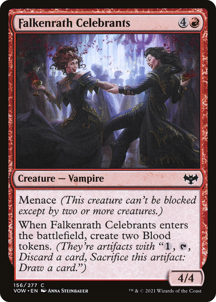 Falkenrath Celebrants  (VOW-156) - Innistrad: Crimson Vow