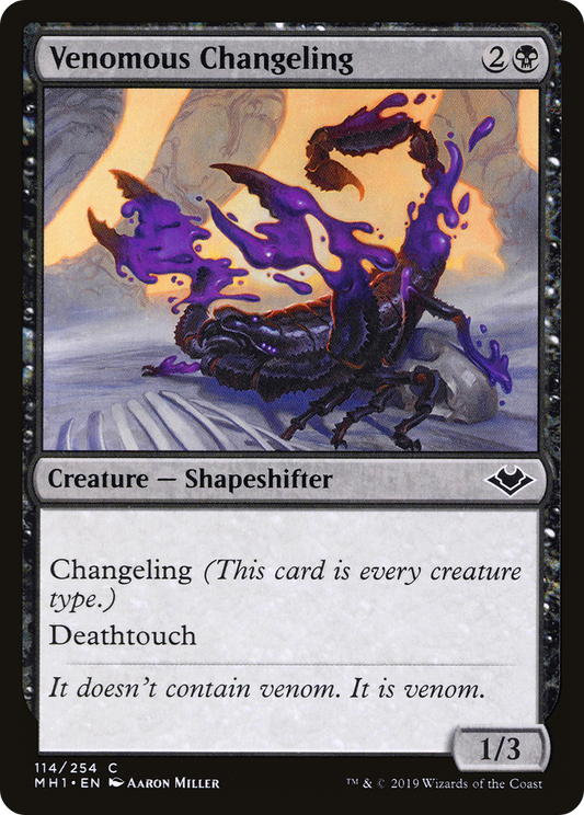 Venomous Changeling (MH1-114) - Modern Horizons