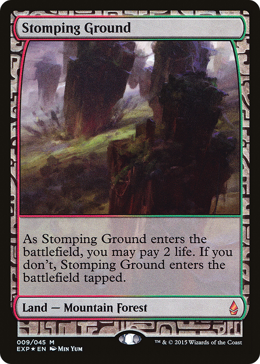 Stomping Ground (EXP-009) - Zendikar Expeditions Foil