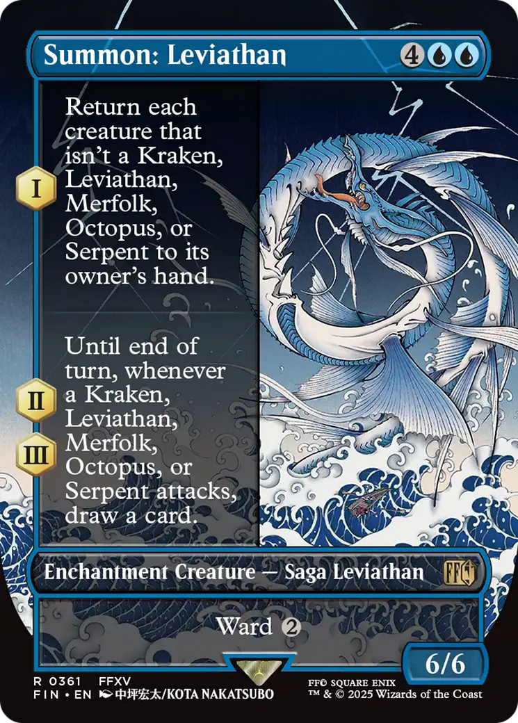 Summon: Leviathan (Borderless) (FIN-361) - FINAL FANTASY (Borderless)