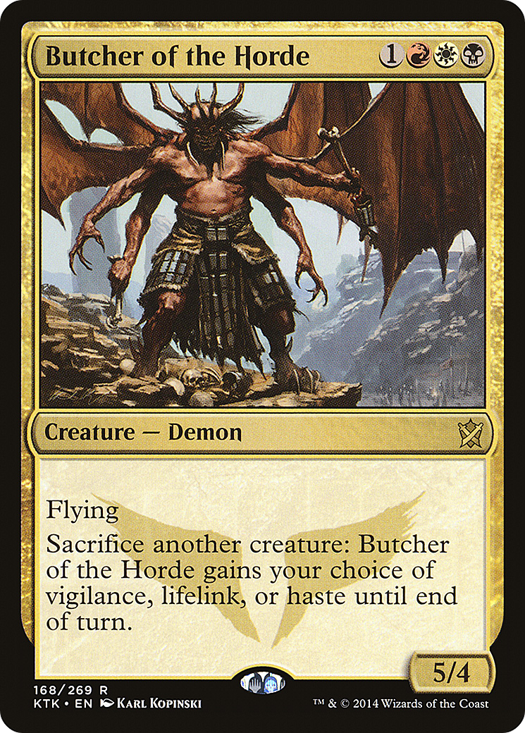 Butcher of the Horde (KTK-168) - Khans of Tarkir Foil