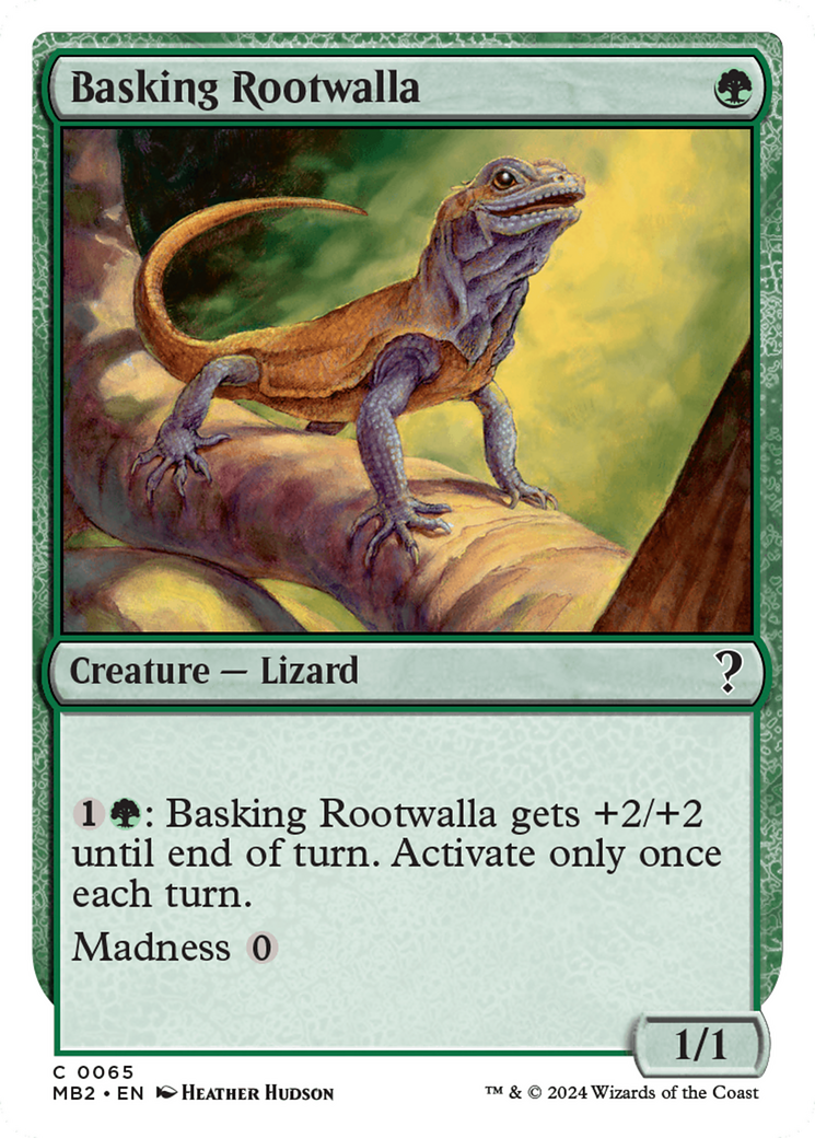 Basking Rootwalla (MB2-065) - Mystery Booster 2