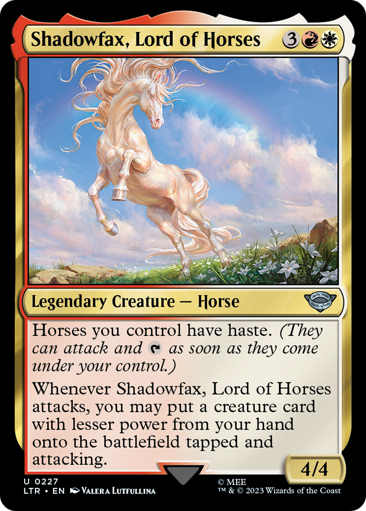 Shadowfax, Lord of Horses (LTR-227) - The Lord of the Rings: Tales of Middle-earth