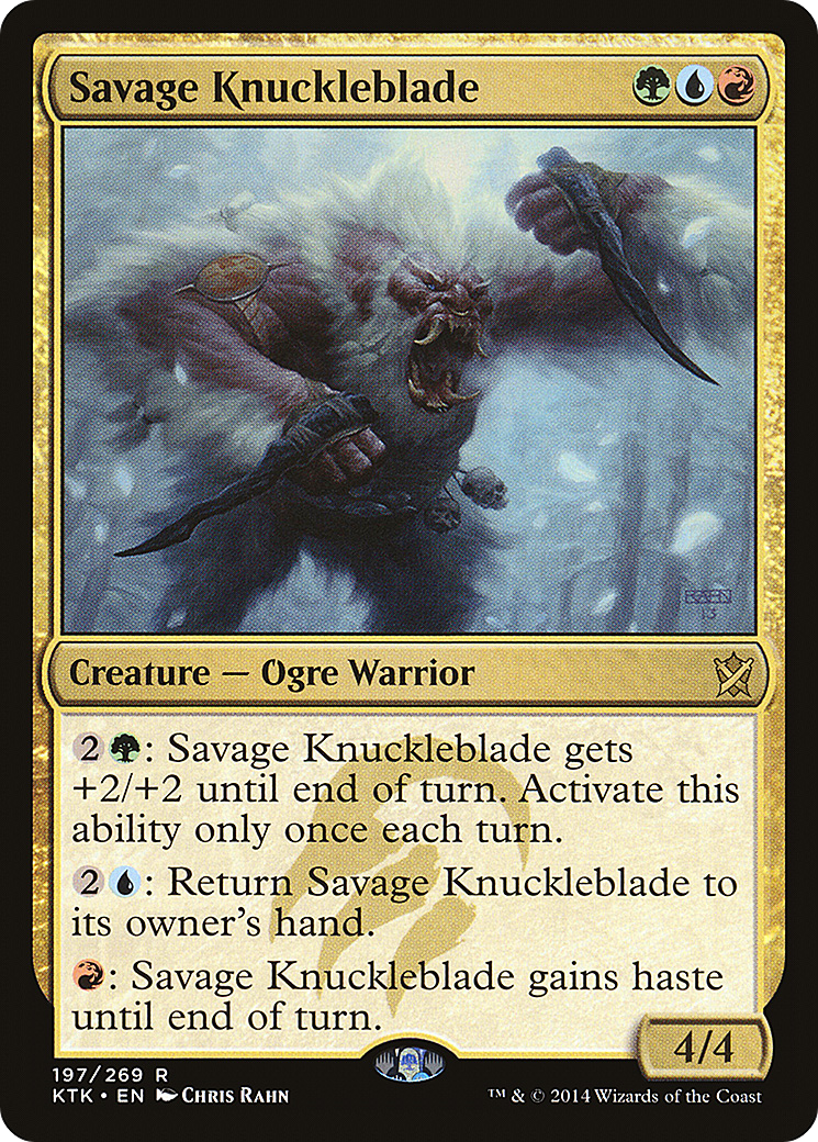 Savage Knuckleblade (KTK-197) - Khans of Tarkir Foil