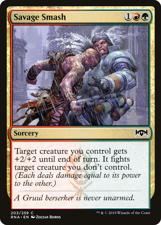 Savage Smash (RNA-203) - Ravnica Allegiance