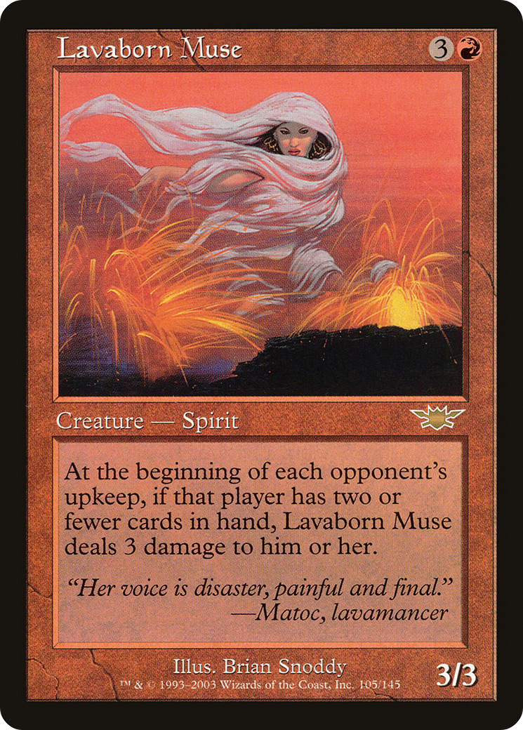 Lavaborn Muse (LGN-105) - Legions Foil