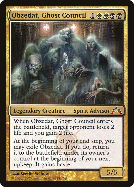 Obzedat, Ghost Council (GTC-182) - Gatecrash Foil