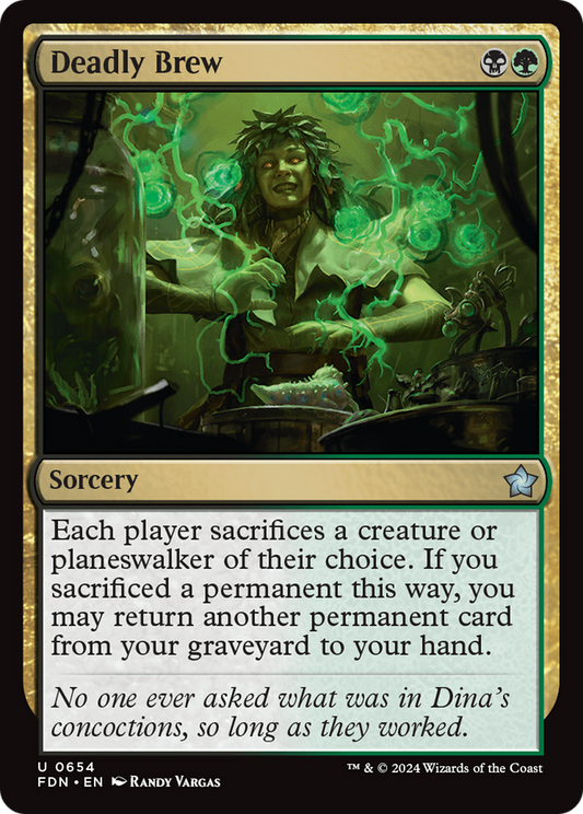 Deadly Brew (FDN-654) - Foundations Foil