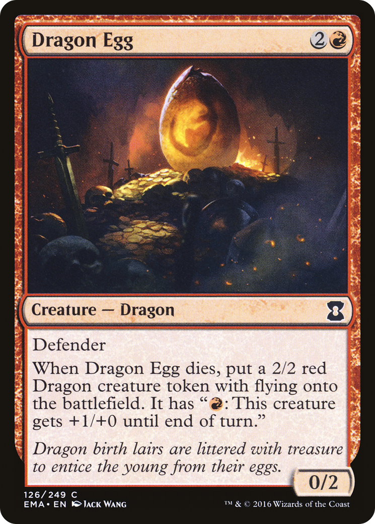 Dragon Egg  (EMA-126) - Eternal Masters Foil