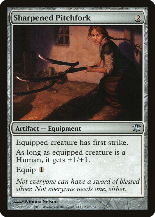 Sharpened Pitchfork (ISD-232) - Innistrad Foil