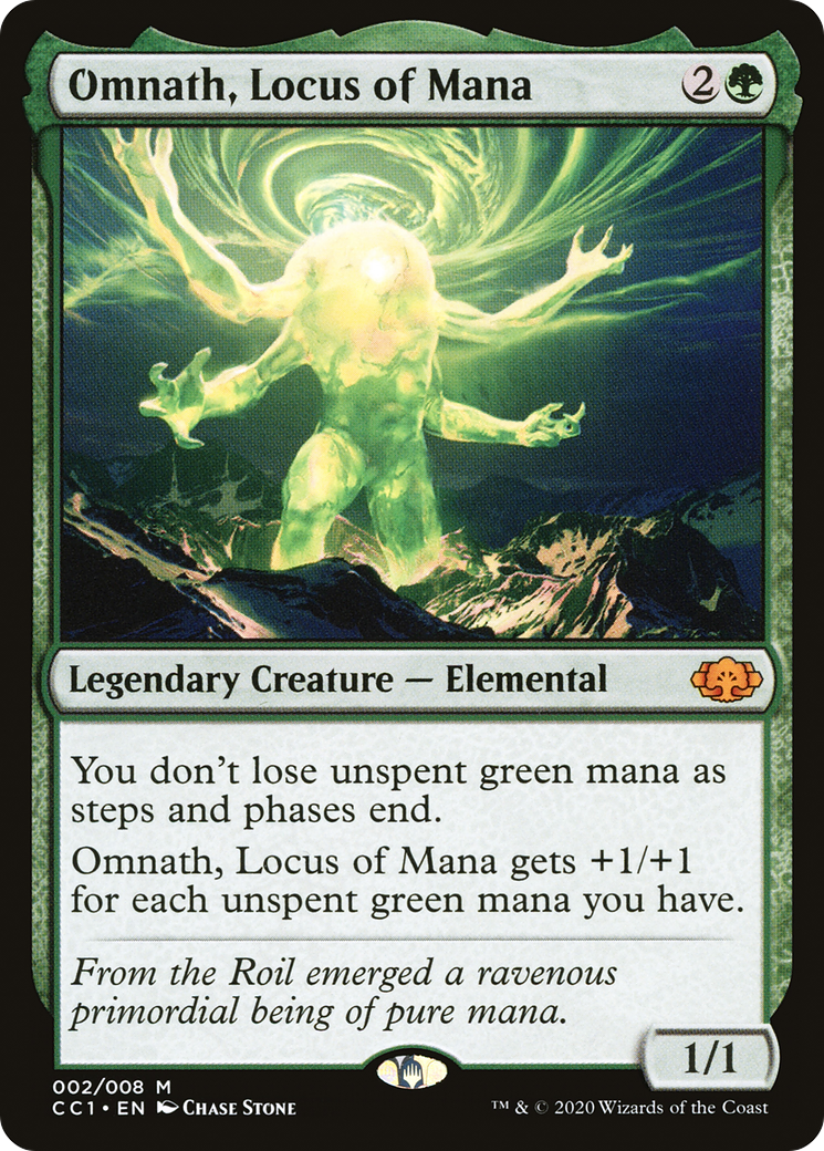 Omnath, Locus of Mana (CC1-002) - Commander Collection: Green Foil