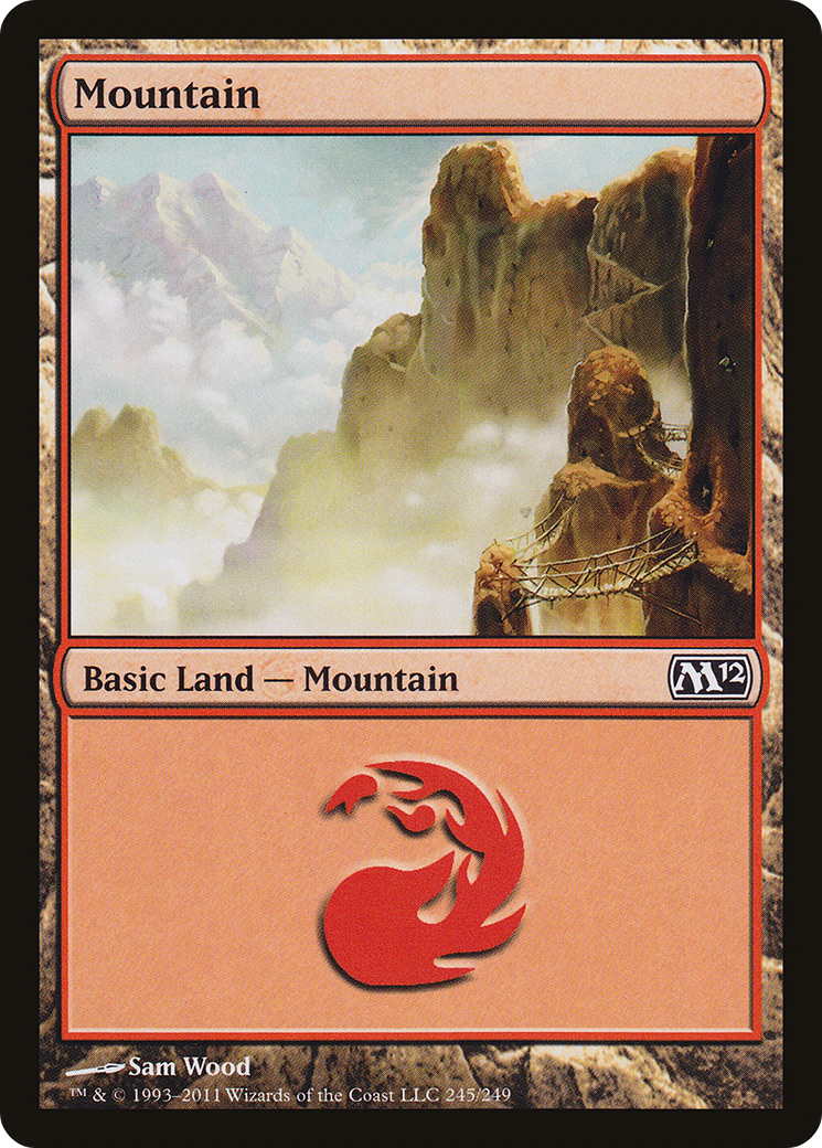 Mountain (M12-245) - Magic 2012 Foil