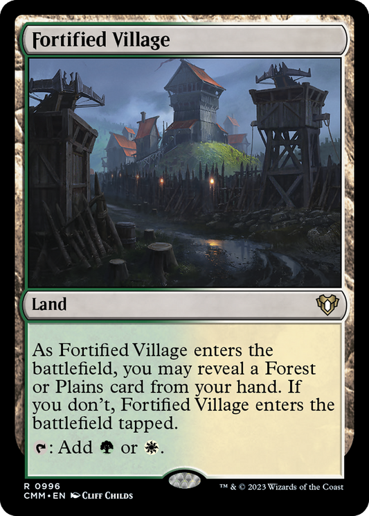 Fortified Village (CMM-996) - Commander Masters