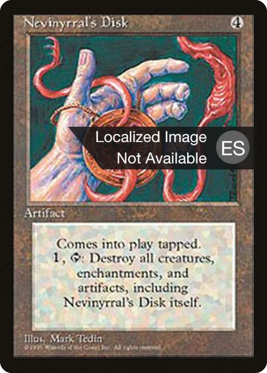 Nevinyrral's Disk (4BB-338) - Fourth Edition Foreign Black Border