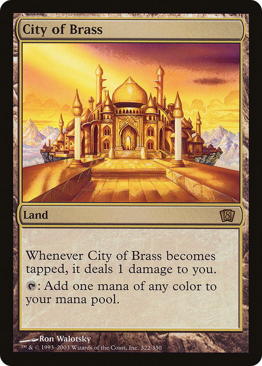 City of Brass (8ED-322★) - Eighth Edition Foil