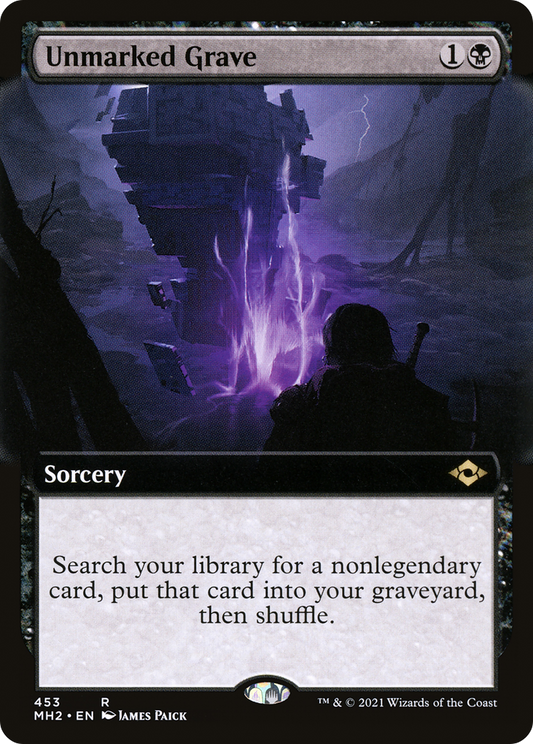 Unmarked Grave (MH2-453) - Modern Horizons 2: (Extended Art)