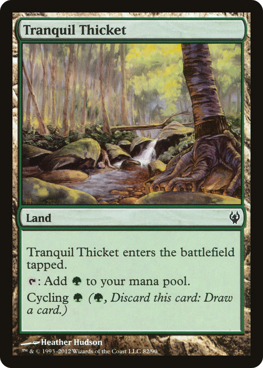 Tranquil Thicket (DDJ-082) - Duel Decks: Izzet vs. Golgari