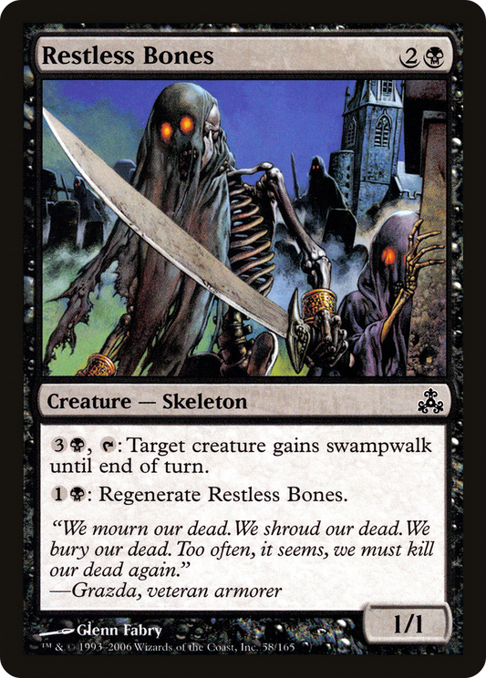 Restless Bones (GPT-058) - Guildpact Foil