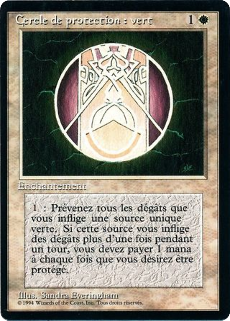 Circle of Protection: Green (FBB-011) - Foreign Black Border