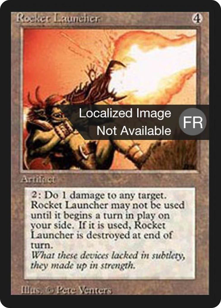 Rocket Launcher (FBB-272) - Foreign Black Border