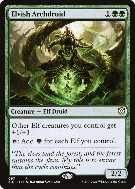 Elvish Archdruid (KHC-057) - Kaldheim Commander