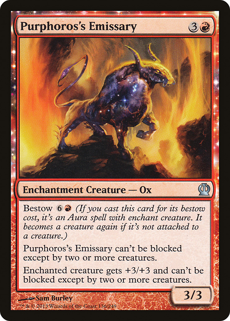 Purphoros's Emissary (THS-136) - Theros