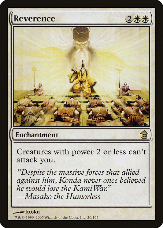 Reverence (SOK-026) - Saviors of Kamigawa