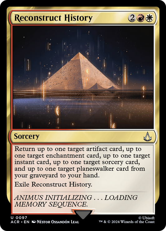 Reconstruct History (ACR-097) - Assassin's Creed Foil