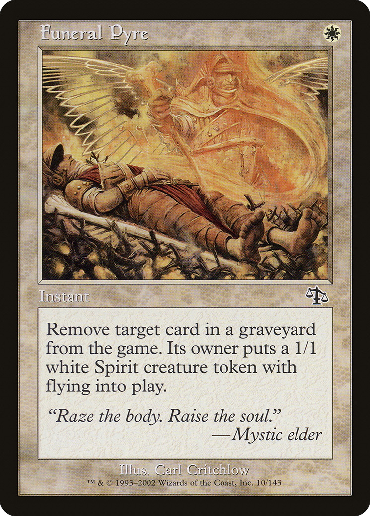Funeral Pyre  (JUD-010) - Judgment Foil