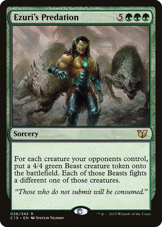 Ezuri's Predation (C15-036) - Commander 2015