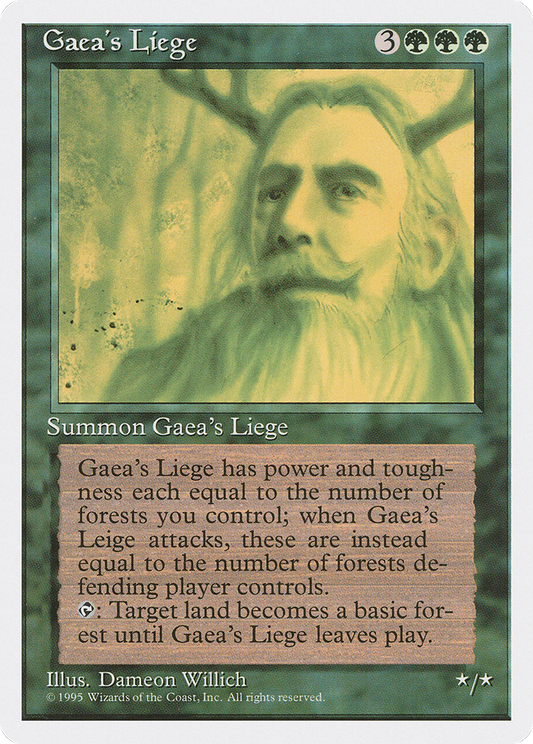 Gaea's Liege (4ED-247) - Fourth Edition