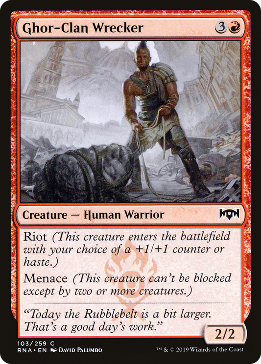 Ghor-Clan Wrecker (RNA-103) - Ravnica Allegiance Foil