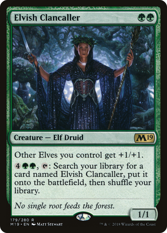 Elvish Clancaller (M19-179) - Core Set 2019