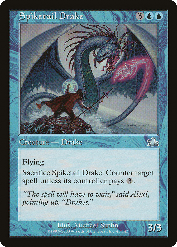 Spiketail Drake (PCY-048) - Prophecy Foil