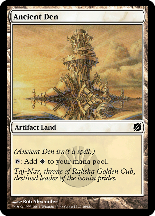 Ancient Den (TD2-036) - Duel Decks: Mirrodin Pure vs. New Phyrexia