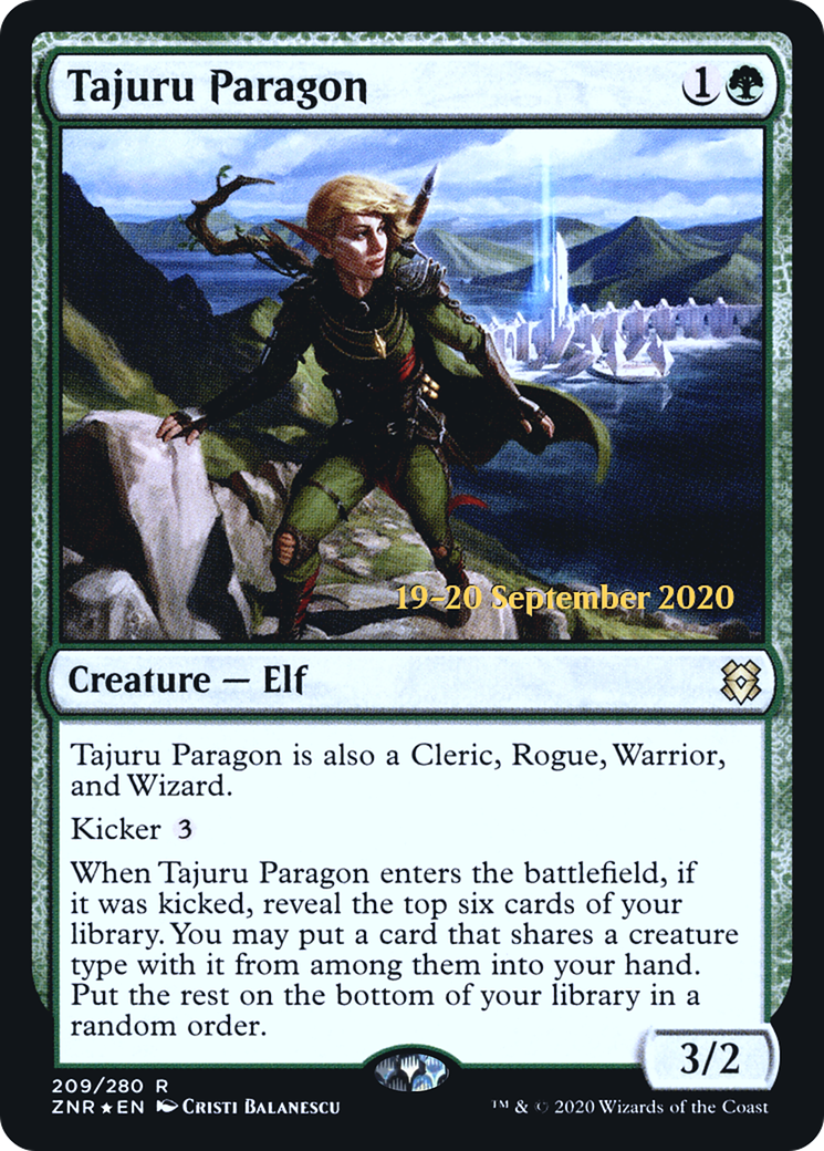 Tajuru Paragon (PRE-209S) - Zendikar Rising Promos (Prerelease) Foil