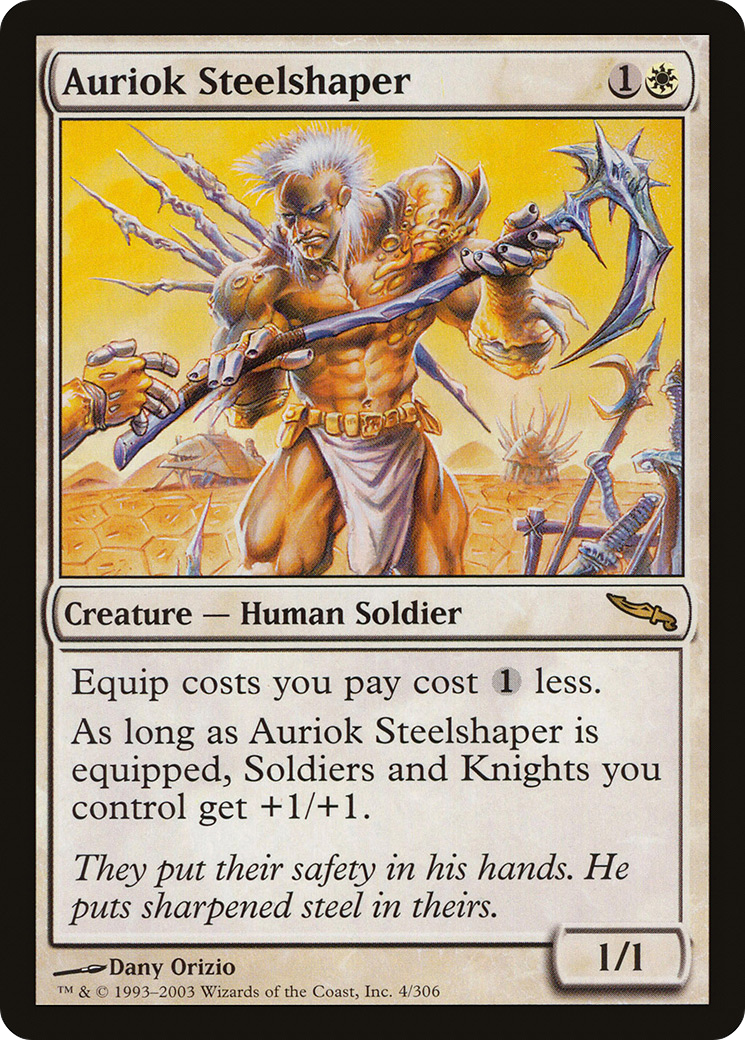 Auriok Steelshaper (MRD-004) - Mirrodin Foil