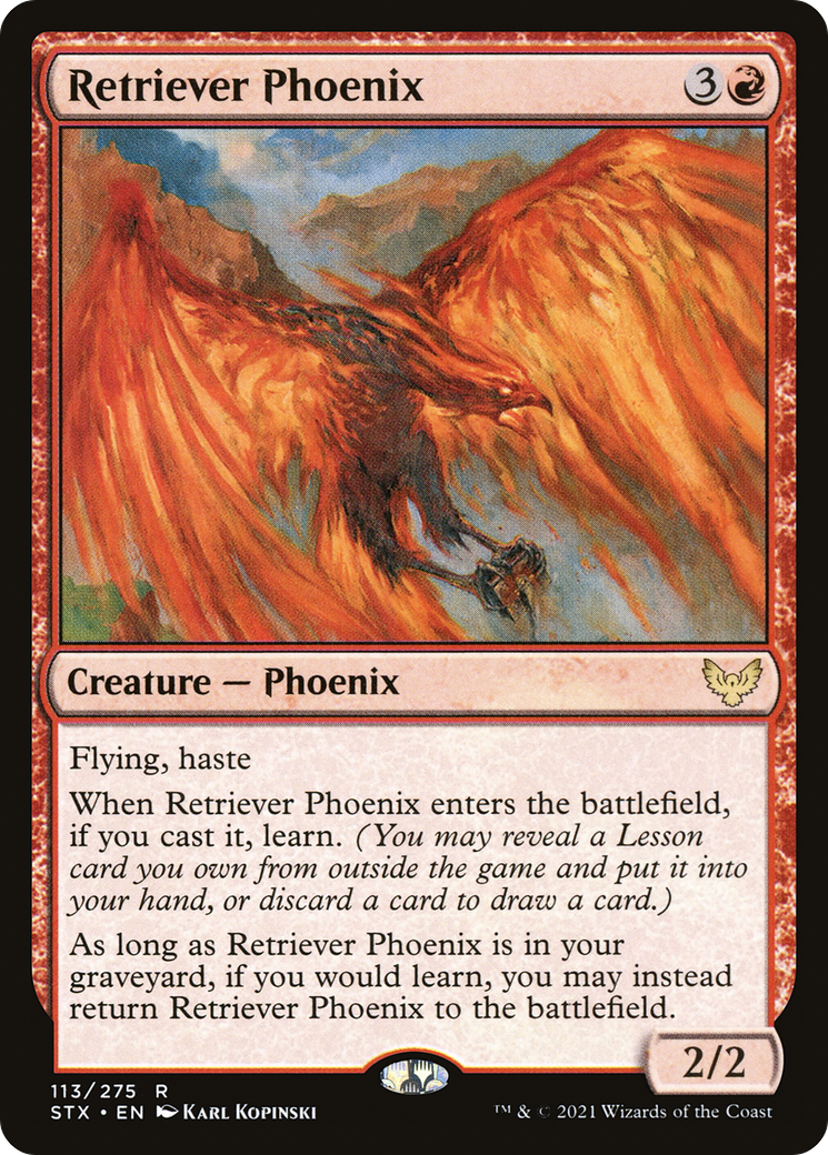 Retriever Phoenix (STX-113) - Strixhaven: School of Mages Foil