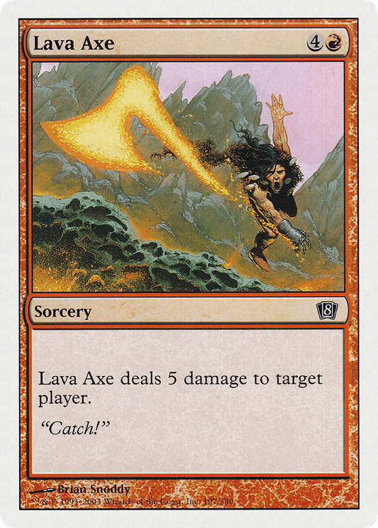 Lava Axe (8ED-197) - Eighth Edition