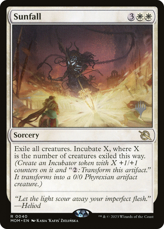 Sunfall (PMOM-40P) - March of the Machine Promos Foil