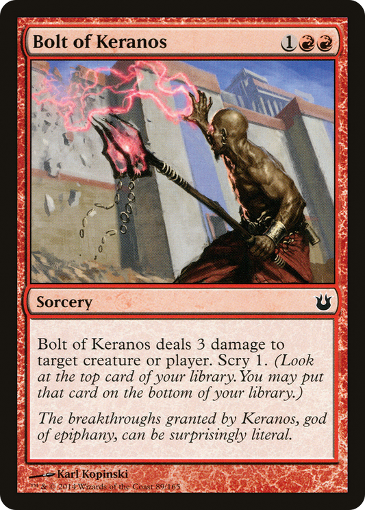 Bolt of Keranos (BNG-089) - Born of the Gods Foil